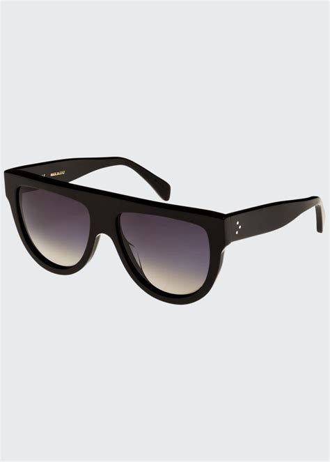 celine flattop gradient shield sunglasses black|celine online shopping usa.